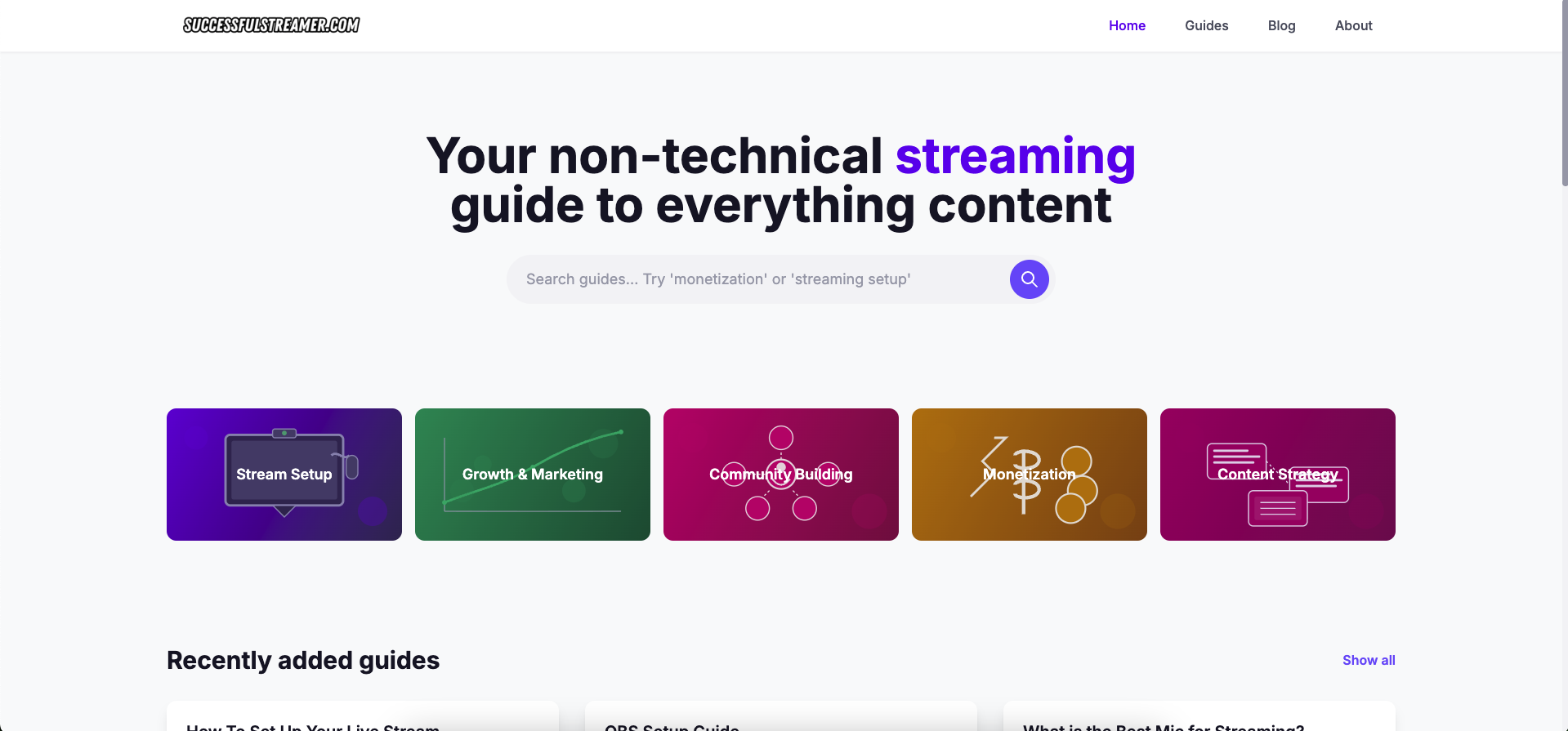 Successful Streamer